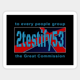 2 Testify Isaiah 53 Sticker